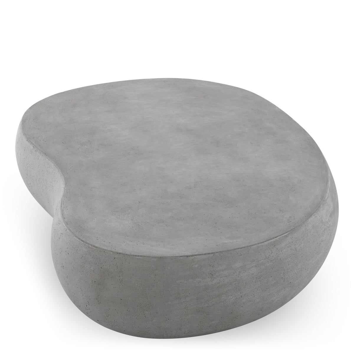 Gray Bean Shaped Outdoor Coffee Table Prime