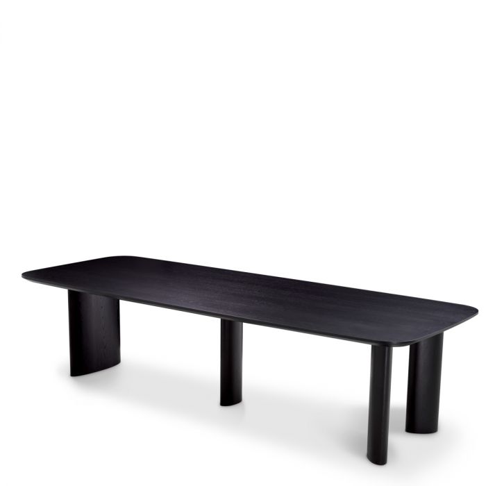 Dining Table Harmonie L black veneer