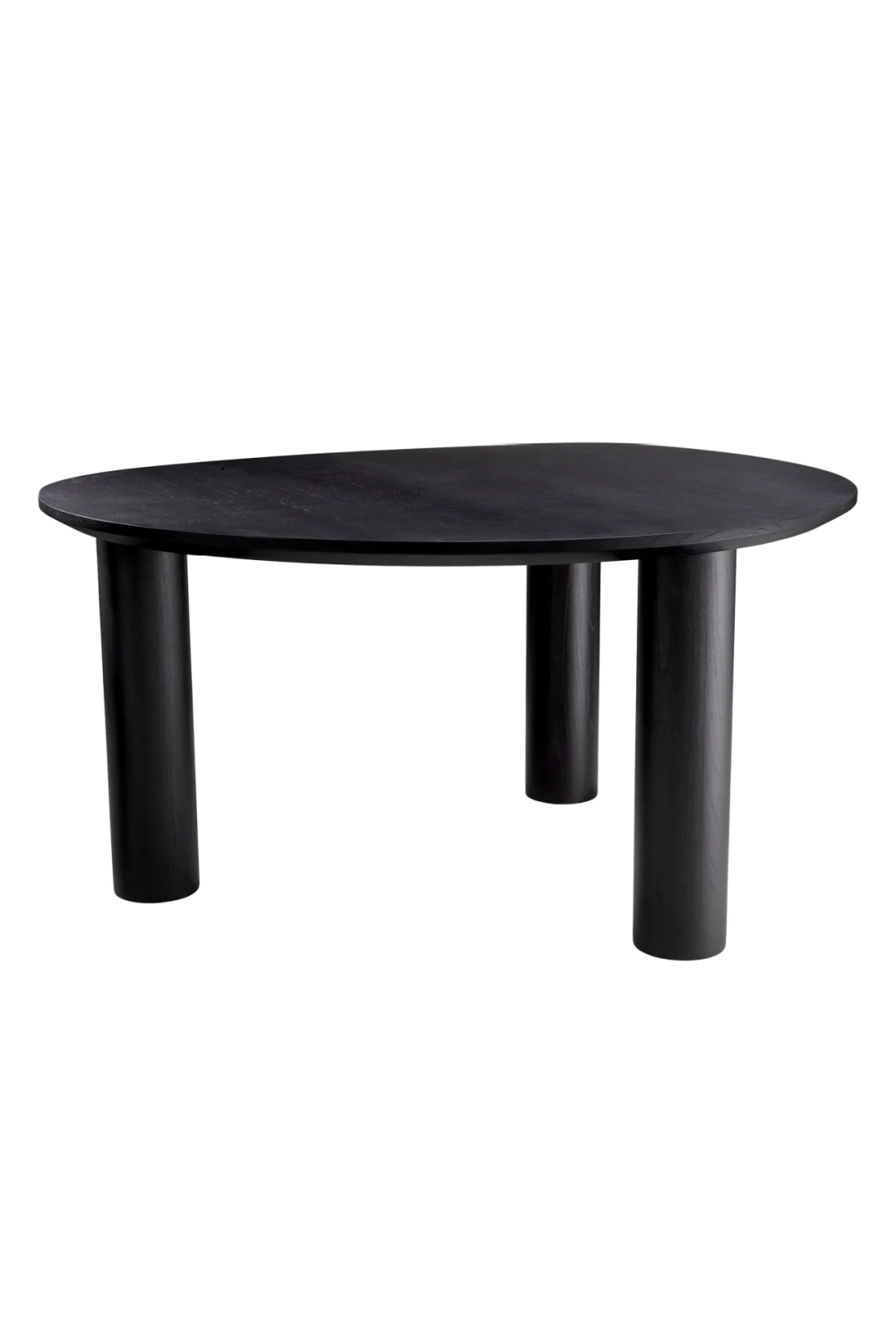Black Oak Scandi Dining Table Lombardo