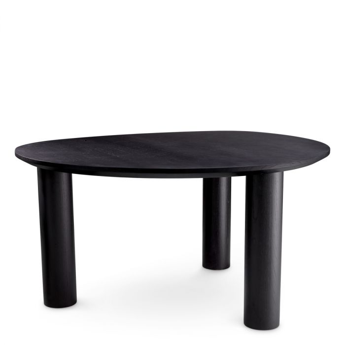 Dining Table Lombardo black veneer
