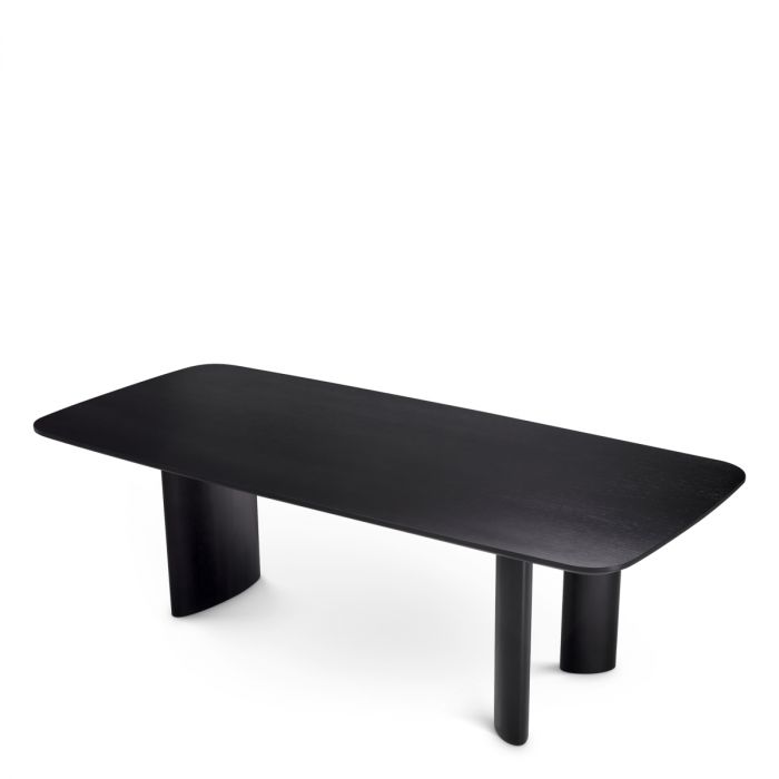 Dining Table Harmonie S black veneer