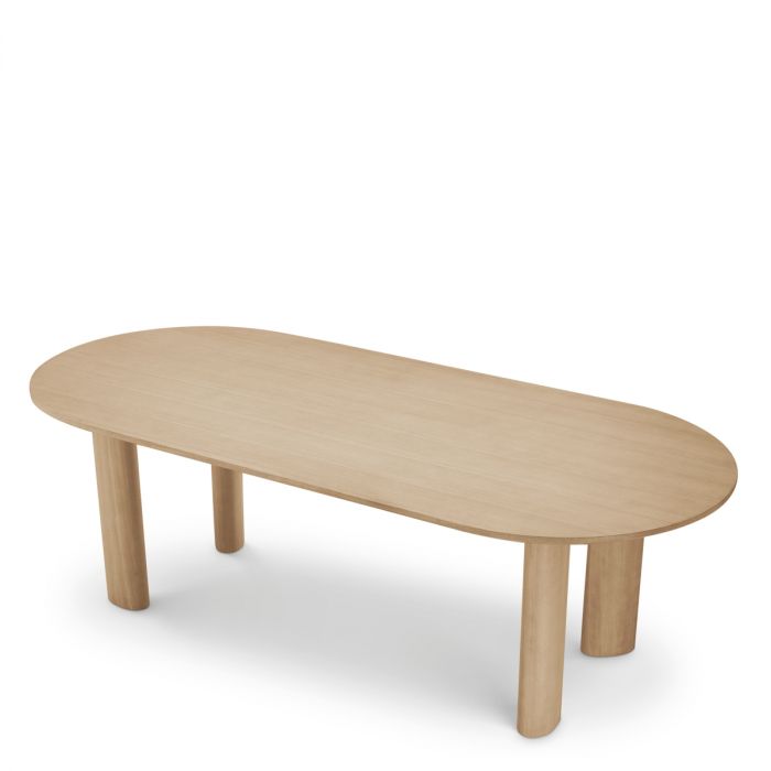 Dining Table Mogador S natural oak veneer