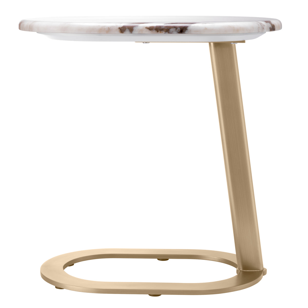 White Marble Side Table Oyo