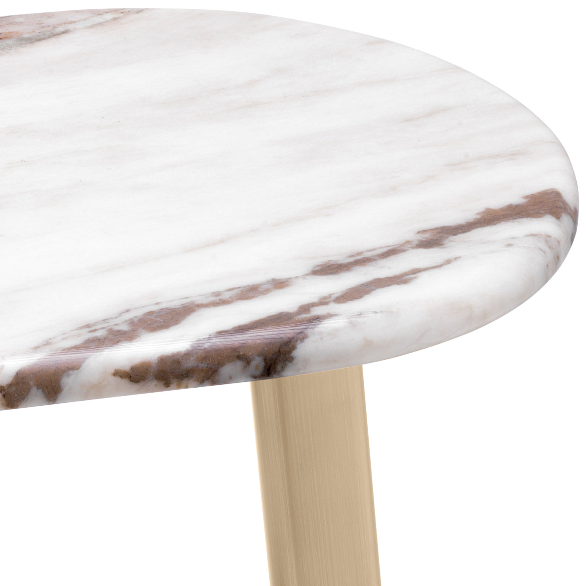 White Marble Side Table Oyo