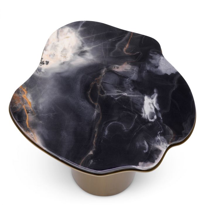 Side Table Shapiro black marble