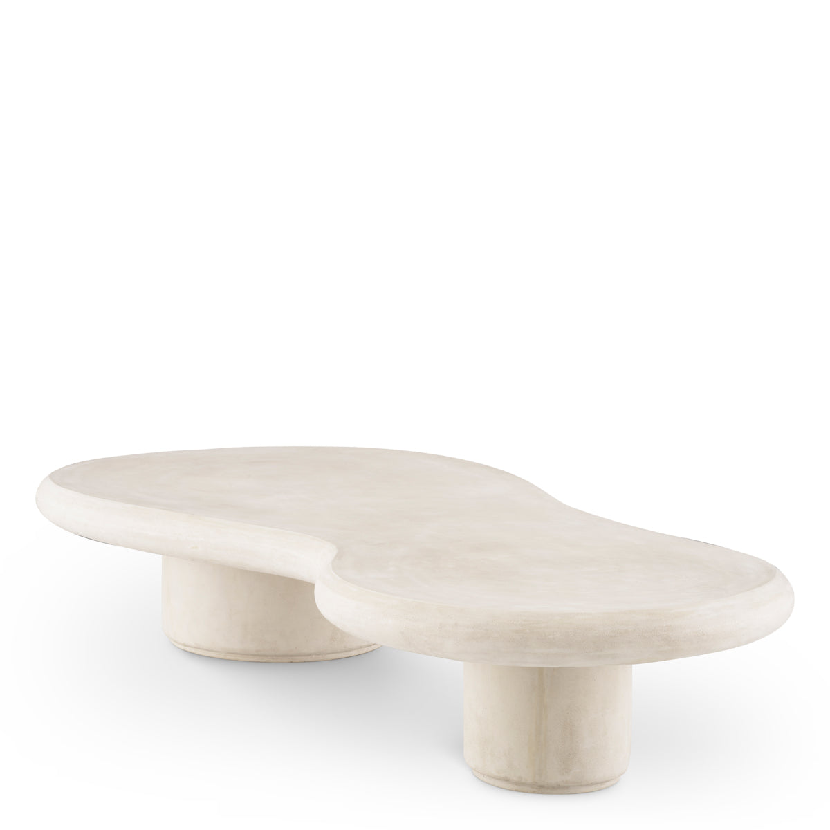 Cream Outdoor Coffee Table Erato