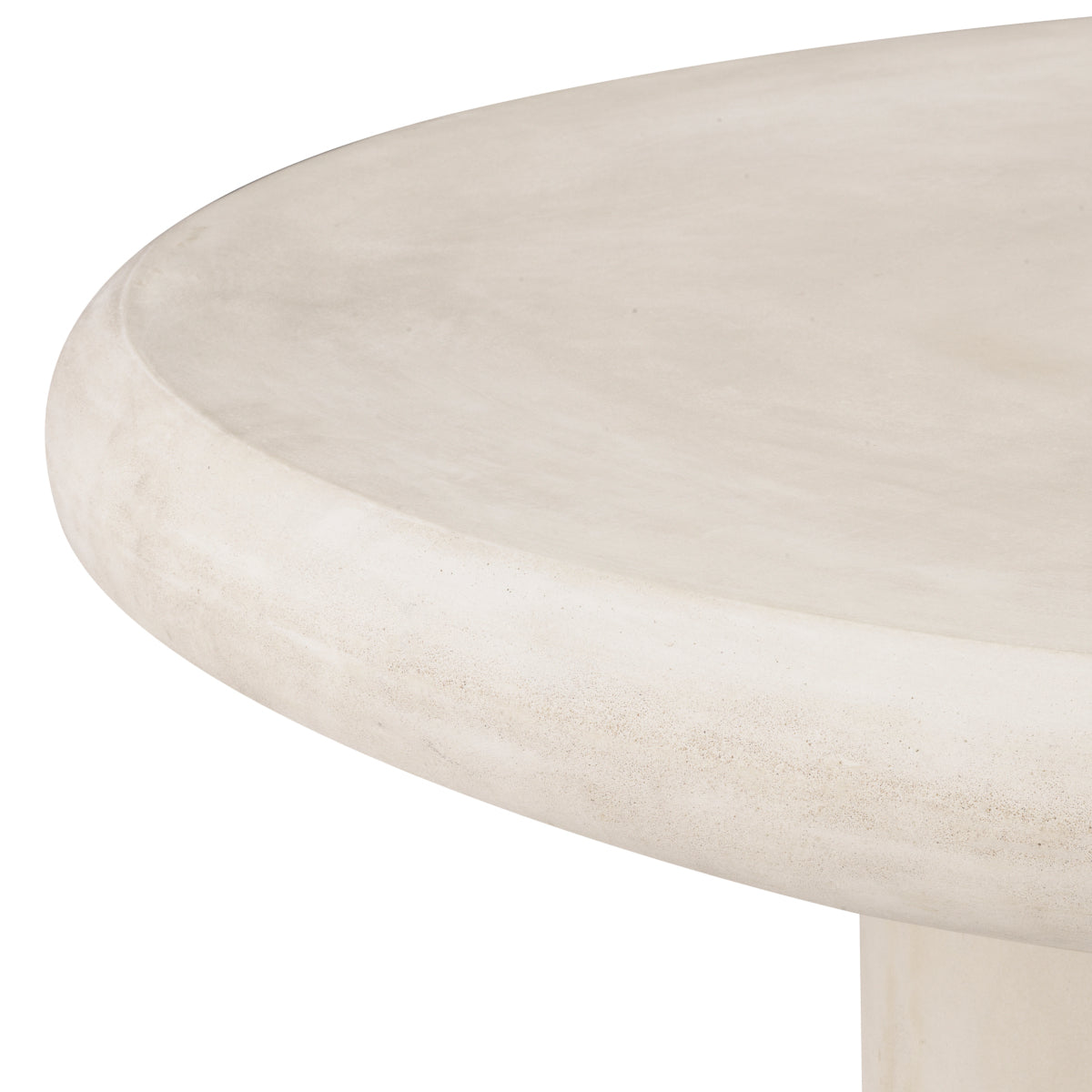 Cream Outdoor Coffee Table Erato