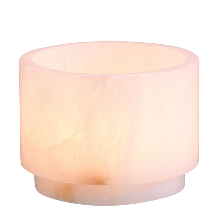 Tealight holder Leonidas alabaster set of 3