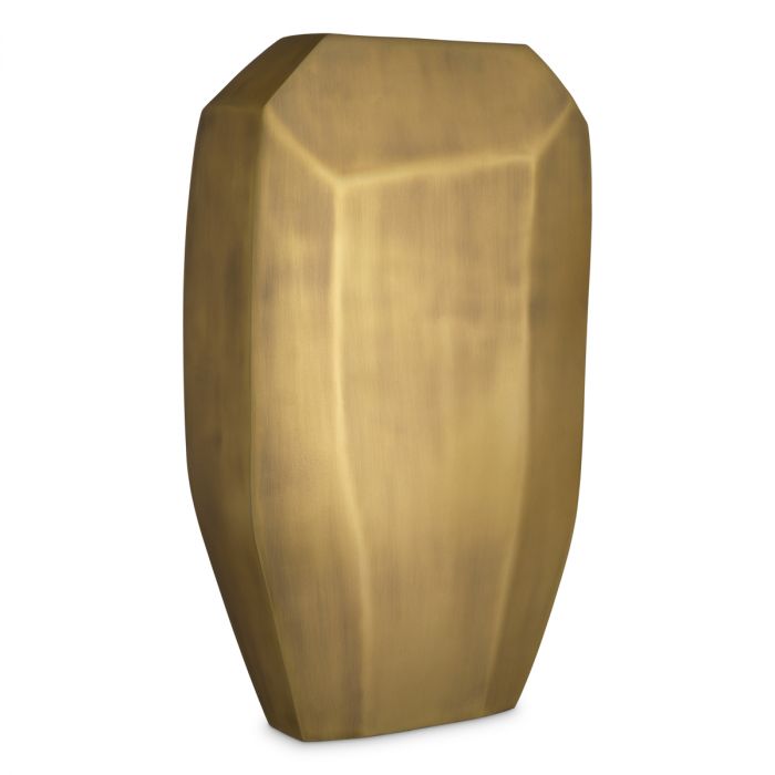 Vase Linos L antique brass finish