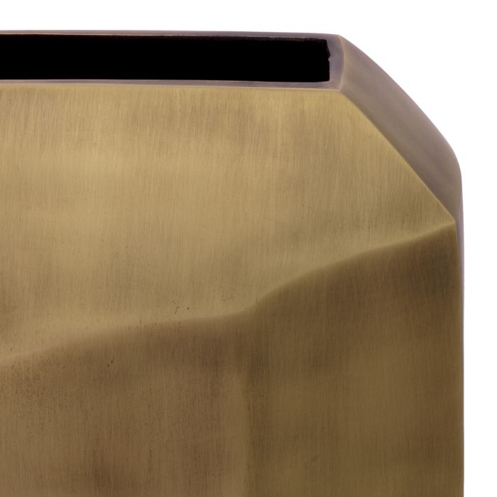 Vase Linos S antique brass finish