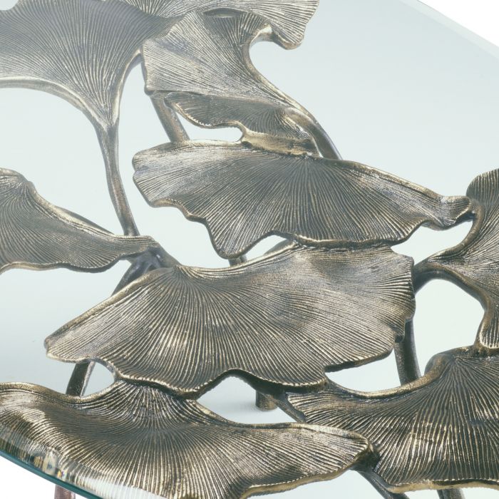 Coffee Table Poseidon vintage brass finish