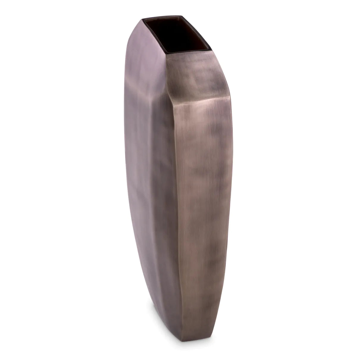 Matte Nickel Vase L Linos