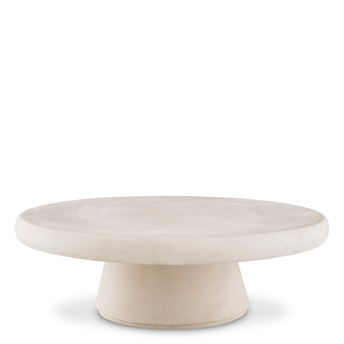 Cream Round Outdoor Coffee Table Cleon