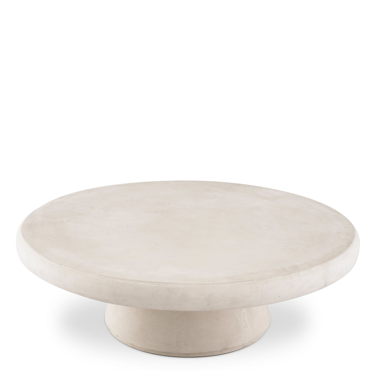 Cream Round Outdoor Coffee Table Cleon