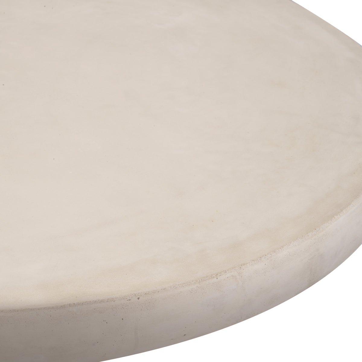 Cream Round Outdoor Coffee Table Cleon