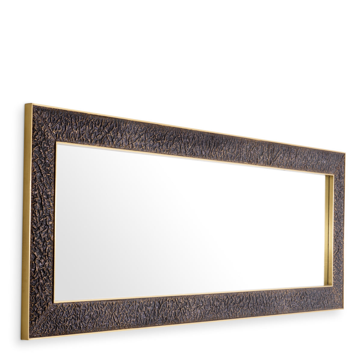 Rectangular Bronze Framed Mirror Risto