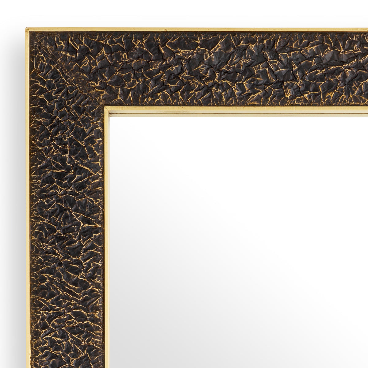 Rectangular Bronze Framed Mirror Risto