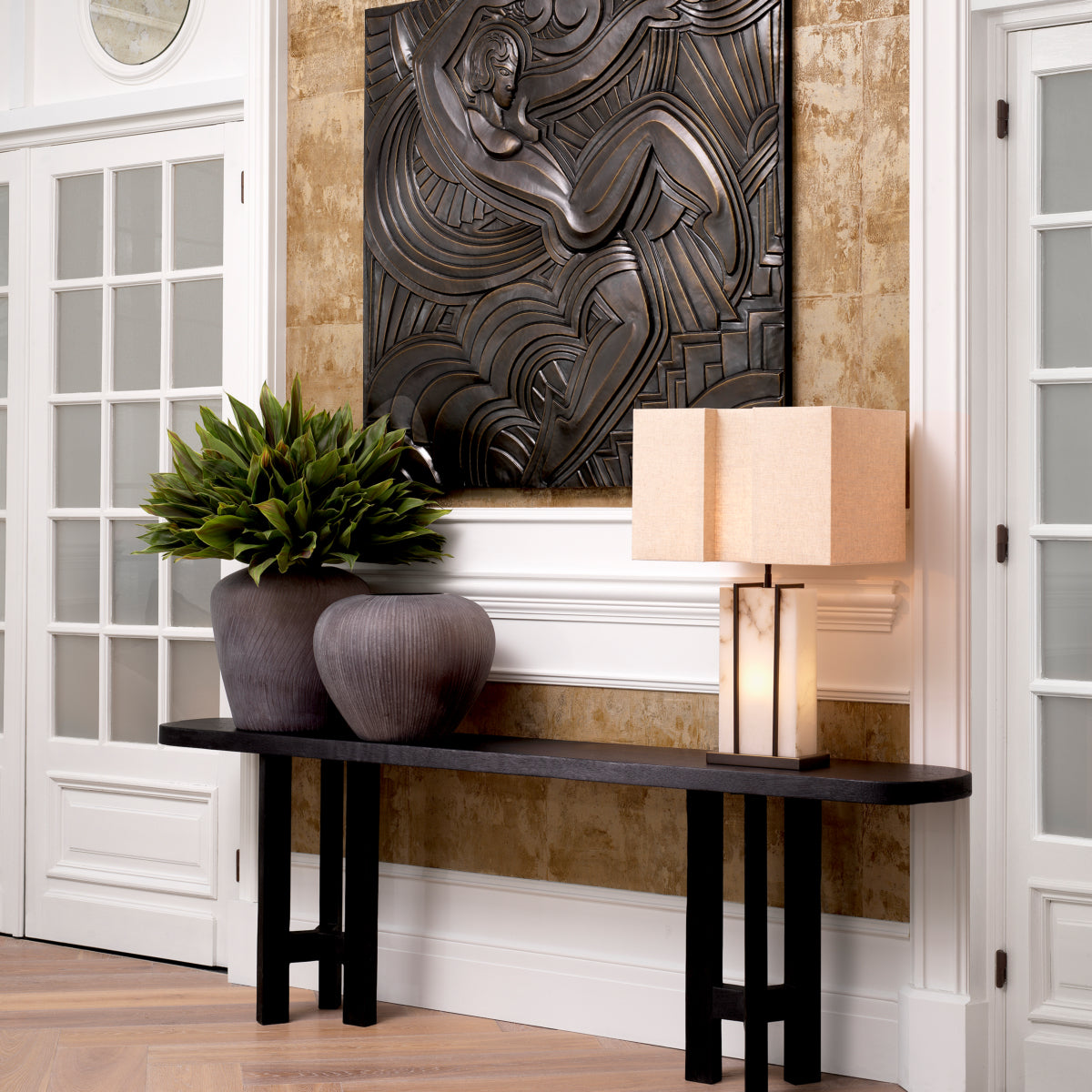 Black Meranti Console Table Libertine | Eichholtzmh.com