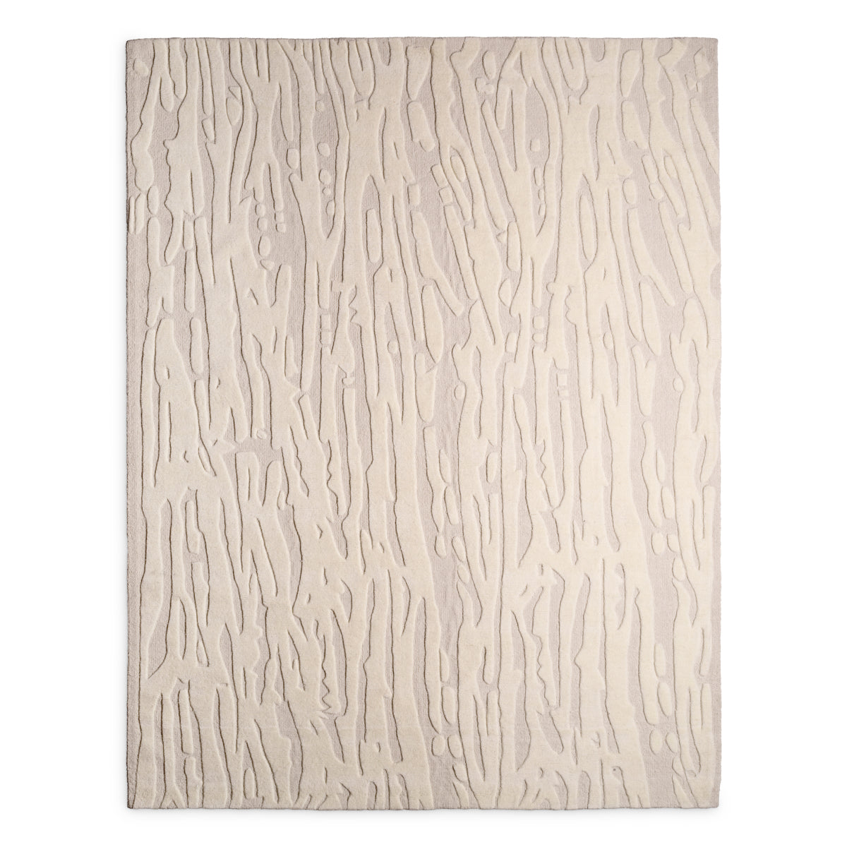 Hand-Tufted Cream Wool Carpet Zenon 10' x 13'