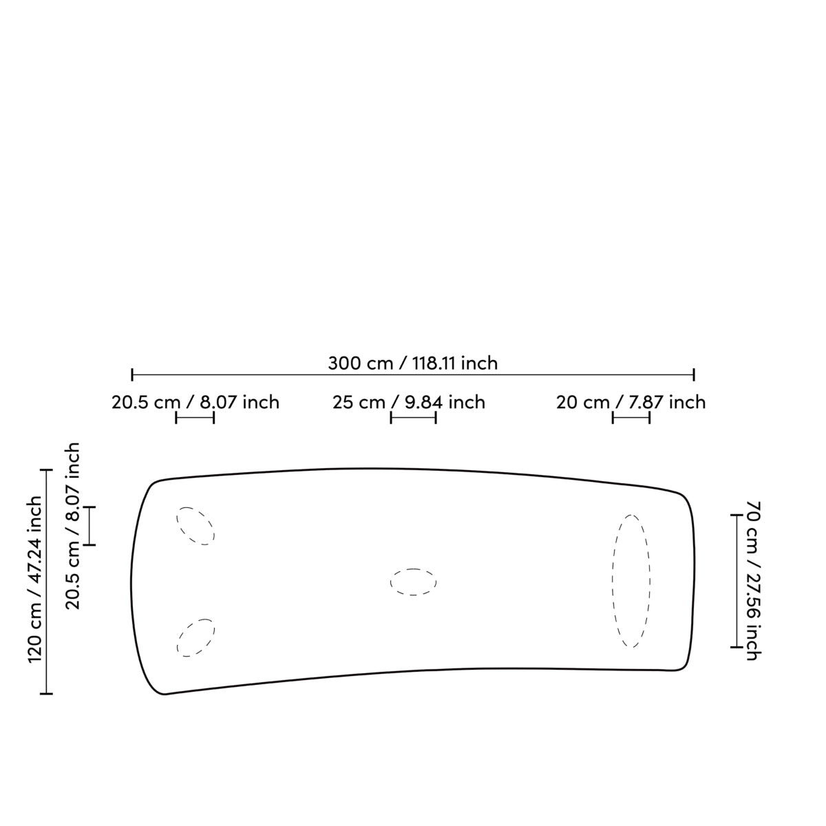 Natural Minimalist Dining Table L Bergman