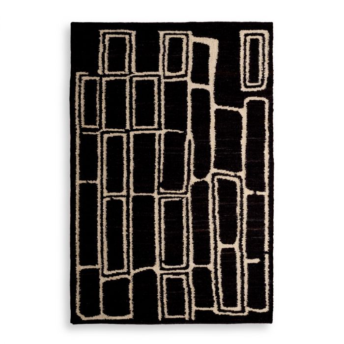 Rug Vava black ivory 200 x 300 cm