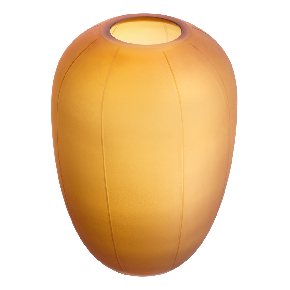 Amber Glass Vase S Zenna
