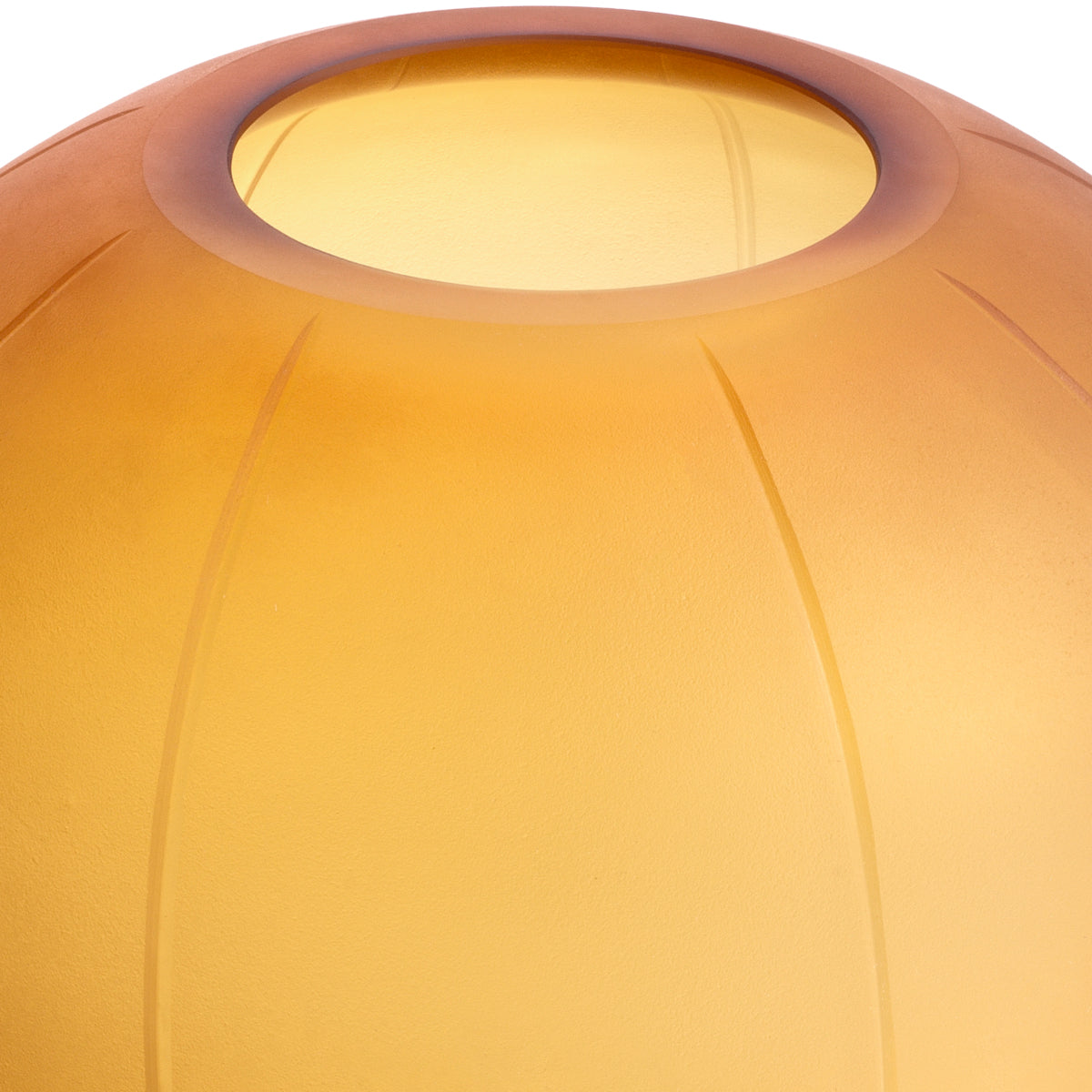 Amber Glass Vase S Zenna