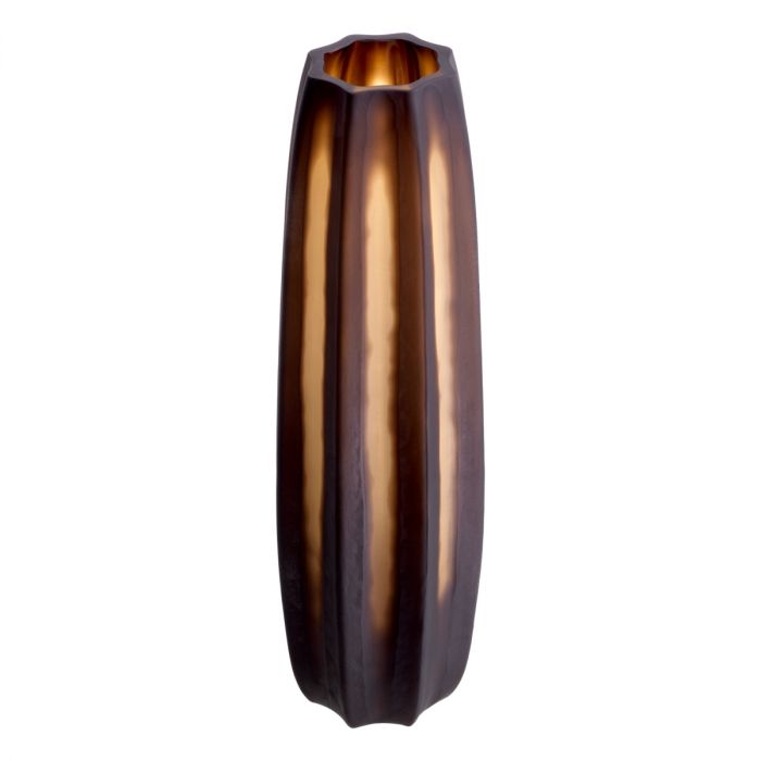 Vase Tiara L dark brown