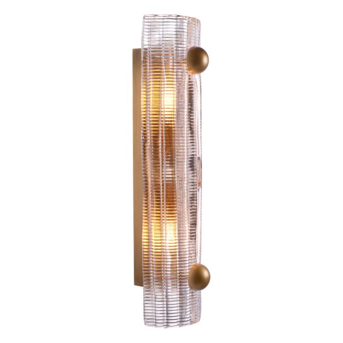 Wall Lamp Dara antique brass finish