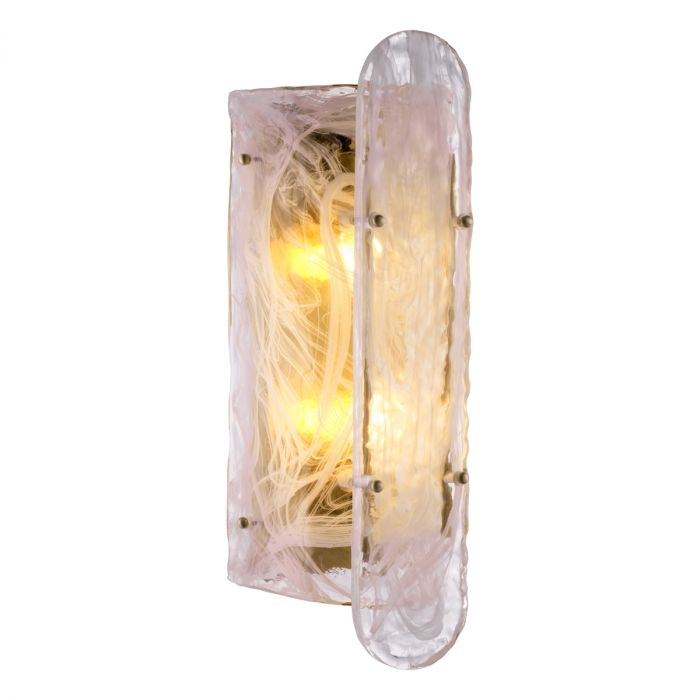 Wall Lamp Ginnis antique brass finish