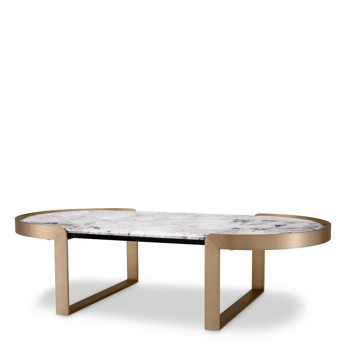 Oval Marble Coffee Table Fabio | Eichholtzmh.com