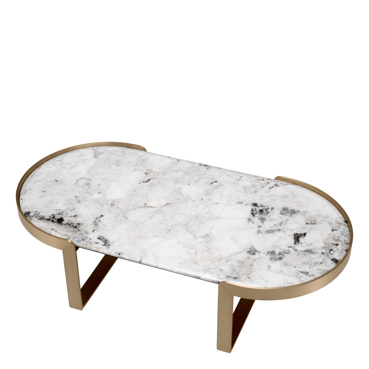 Oval Marble Coffee Table Fabio | Eichholtzmh.com