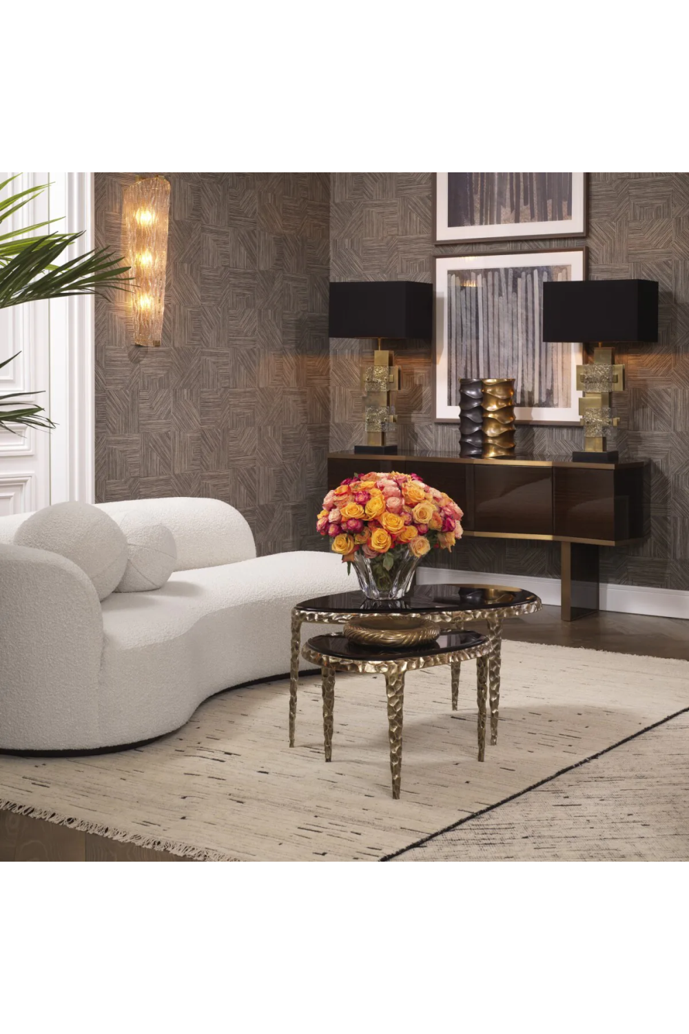 Carved Glass Wall Lamp Todd | Eichholtzmh.com