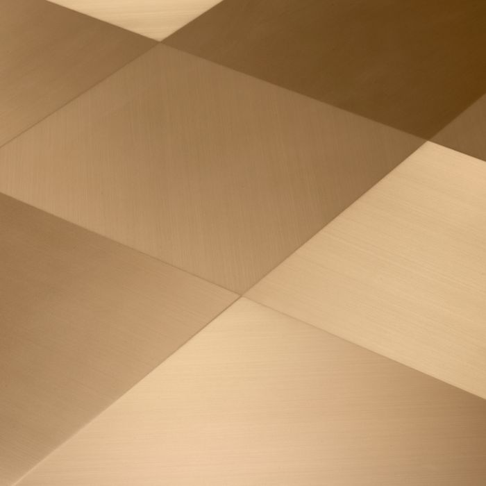 Side Table Laporte brushed brass finish