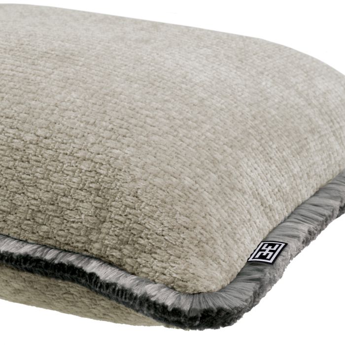 Cushion Paia rectangular grey