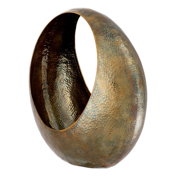 Wine Cooler Leung vintage brass finish