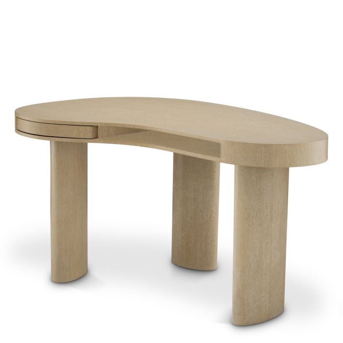 Desk Vence washed oak veneer