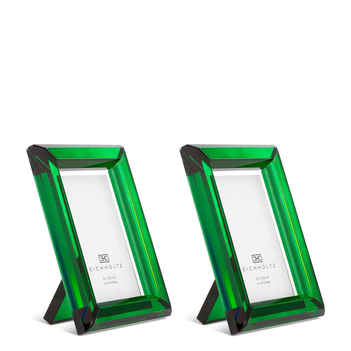 Green Glass Picture Frames (2) S Theory