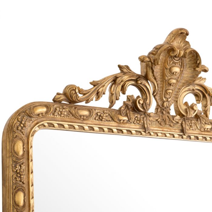 Mirror Ludovico antique gold finish
