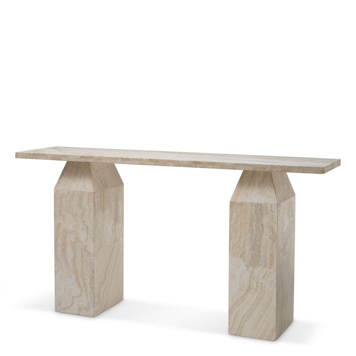 Rectangular Travertine Console Table Tarragona | Eichholtzmh.com
