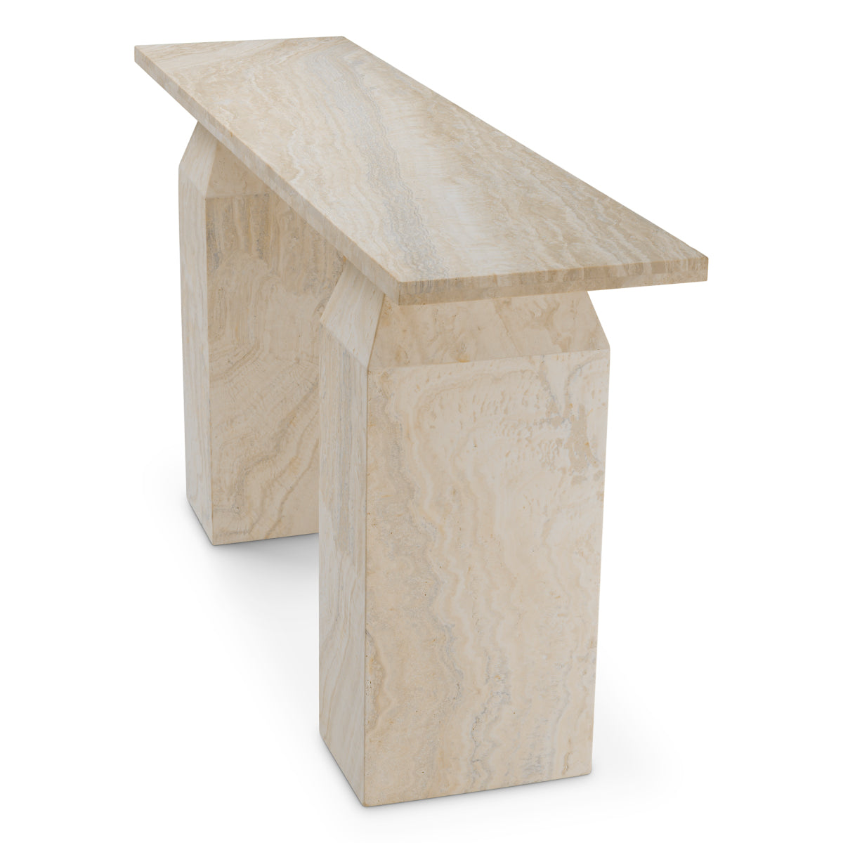 Rectangular Travertine Console Table Tarragona | Eichholtzmh.com