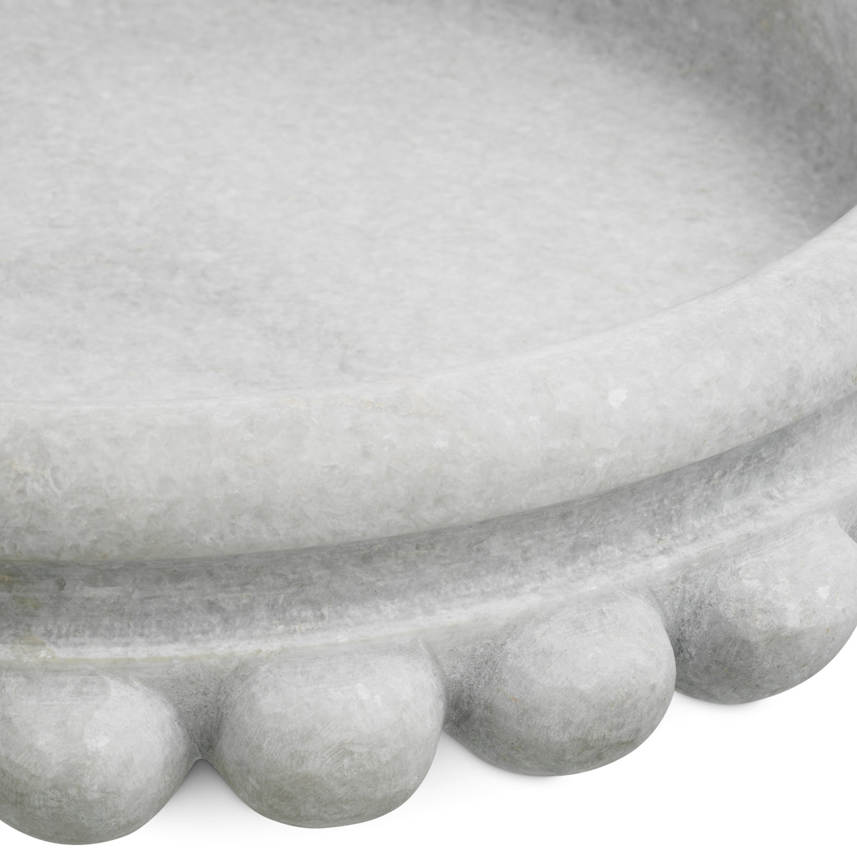 White Marble Chain Bowl Yerba | Eichholtzmh.com