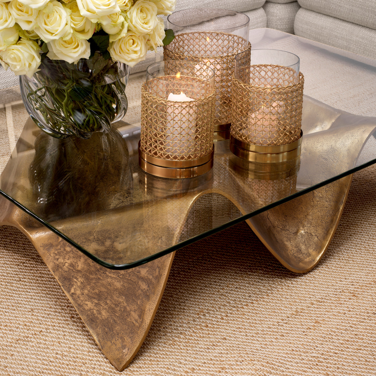Wavy Vintage Coffee Table Angelico | Eichholtzmh.com