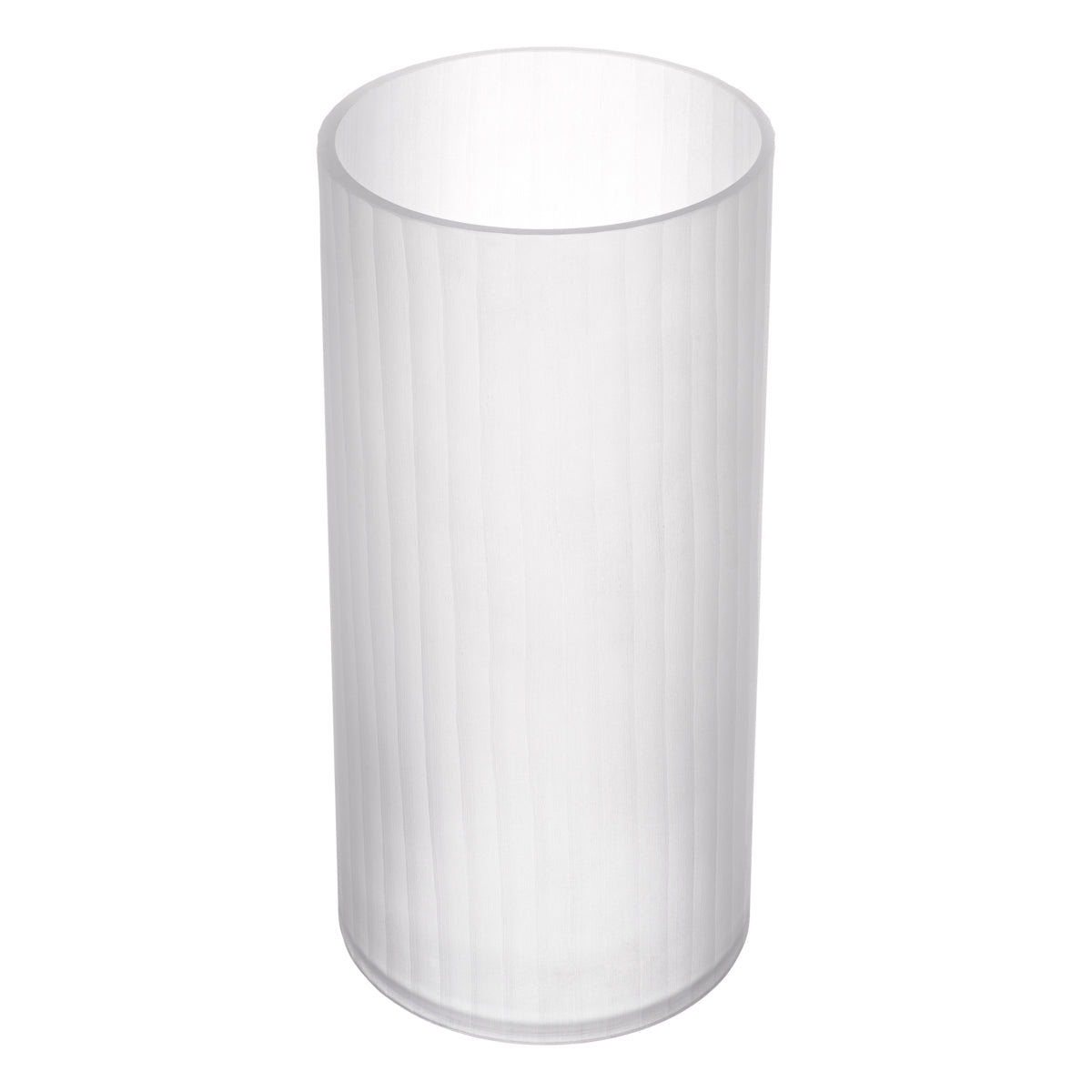 White Frosted Glass Vase S Haight