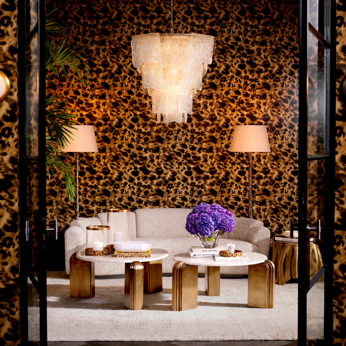 Beige Marble Coffee Table Albion | Eichholtzmh.com