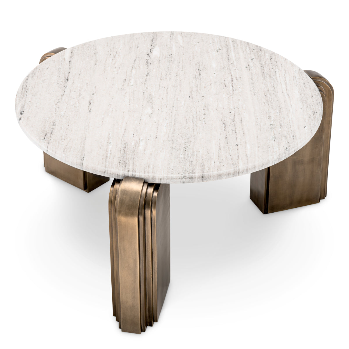 Beige Marble Coffee Table Albion | Eichholtzmh.com