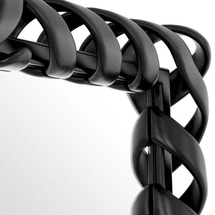 Mirror Casone piano black finish