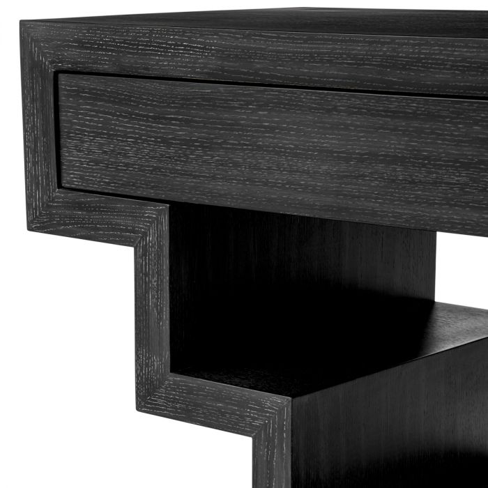 Console Table Rialto charcoal grey oak veneer