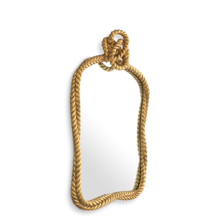 Mirror Vincenso S antique gold finish