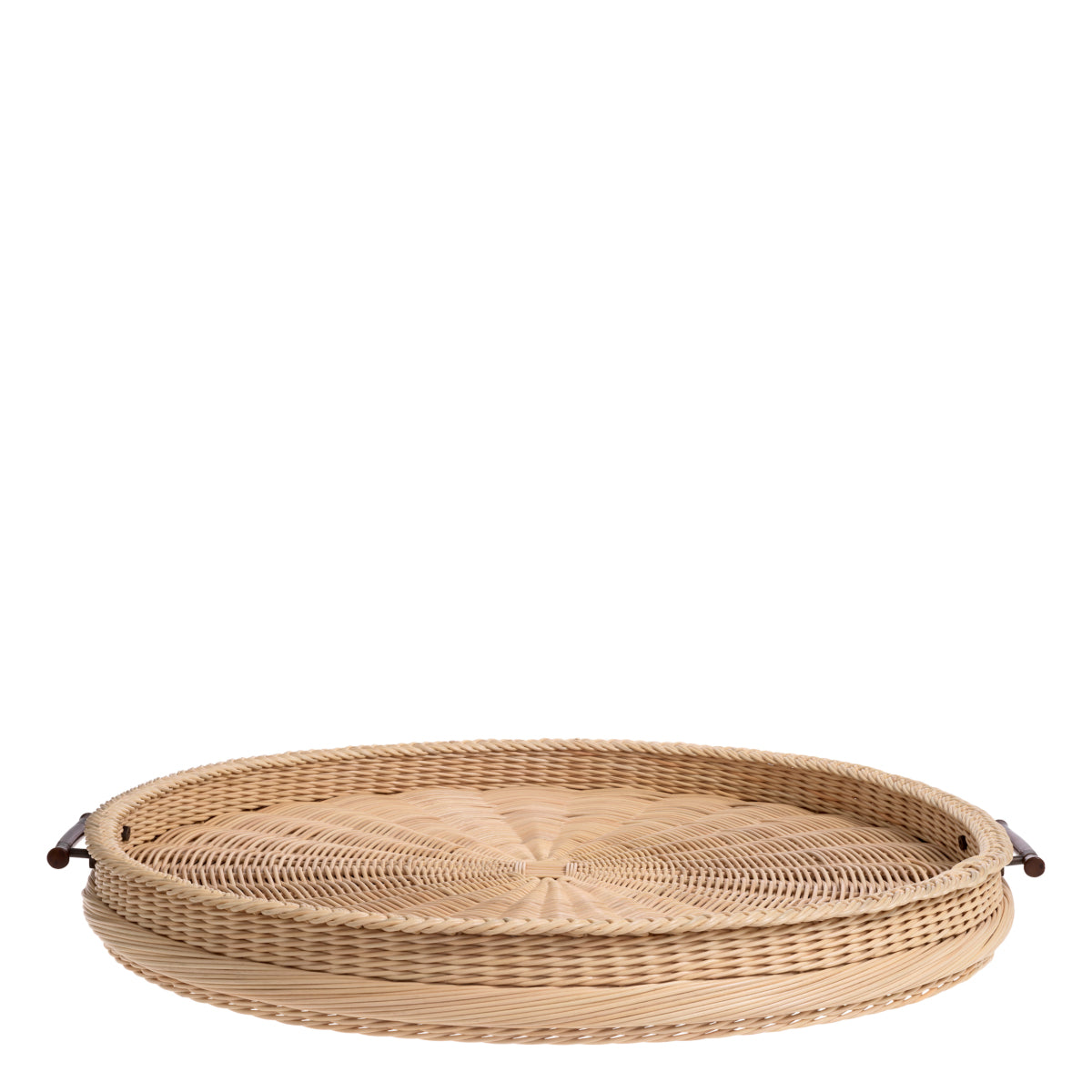 Natural Rattan Round Tray L Vimini
